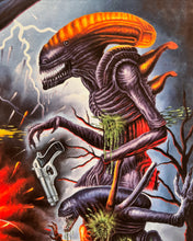 Load image into Gallery viewer, Alien - Limited Edition Archival Giclée Print from Static Medium by Mr. Nana Agyq