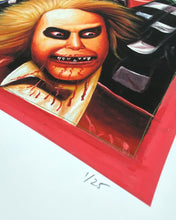 Load image into Gallery viewer, Beetlejuice - Limited Edition Archival Giclée Print from Static Medium by Salvation