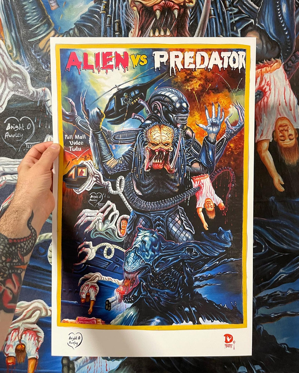 ALIEN VS. PREDATOR (High Quality Print) - Bright Obeng – Deadly Prey Gallery