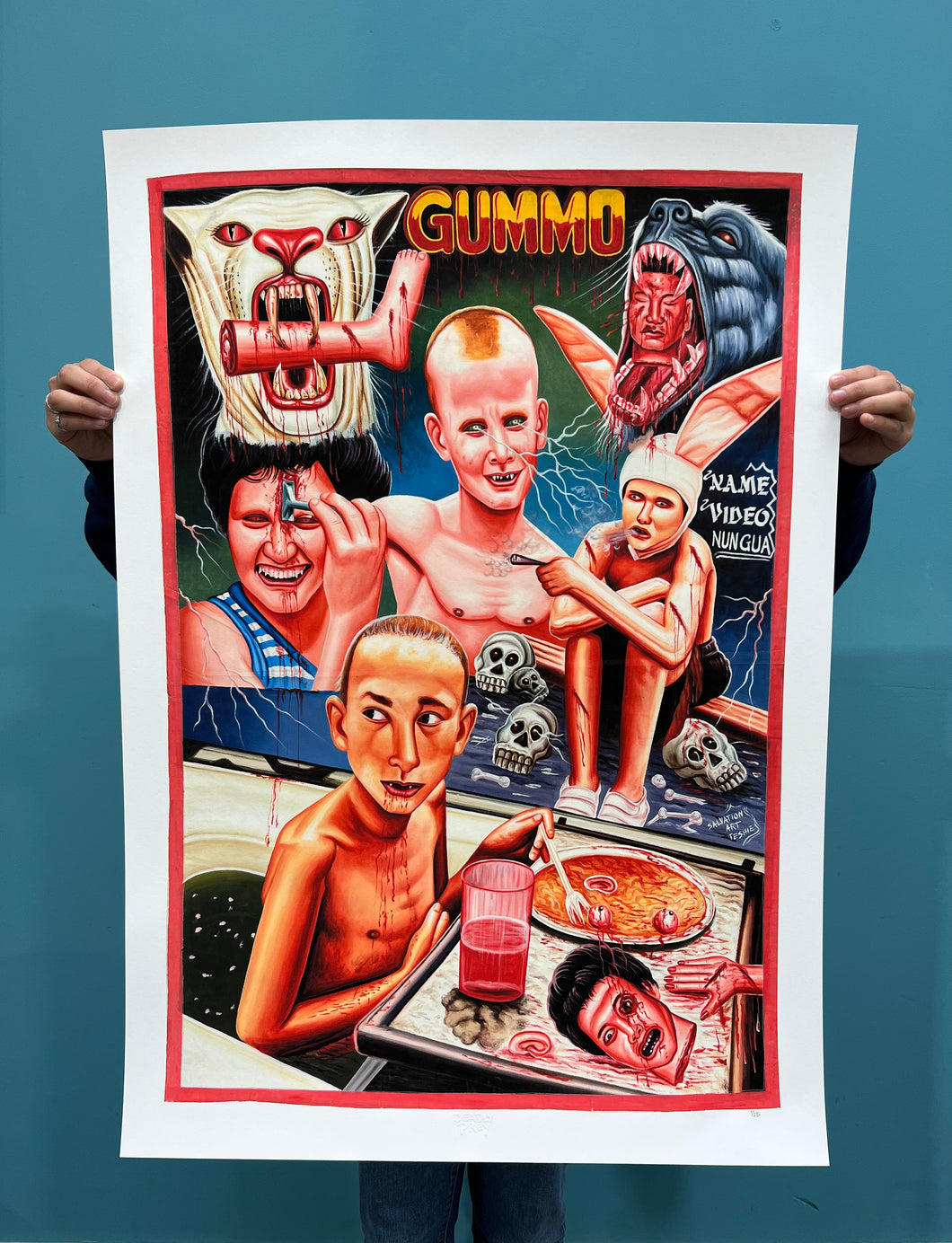 Gummo - Limited Edition Archival Giclée Print from Static Medium by Salvation