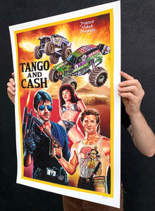 Tango and Cash - Limited Edition Archival Giclée Print from Static Medium by Heavy J - 20x30”