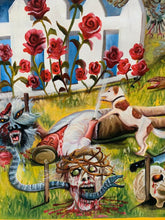 Load image into Gallery viewer, Blue Velvet & Wild at Heart - Set of 2 Limited Edition Archival Giclée Prints from Static Medium by Farkira & Bright Obeng