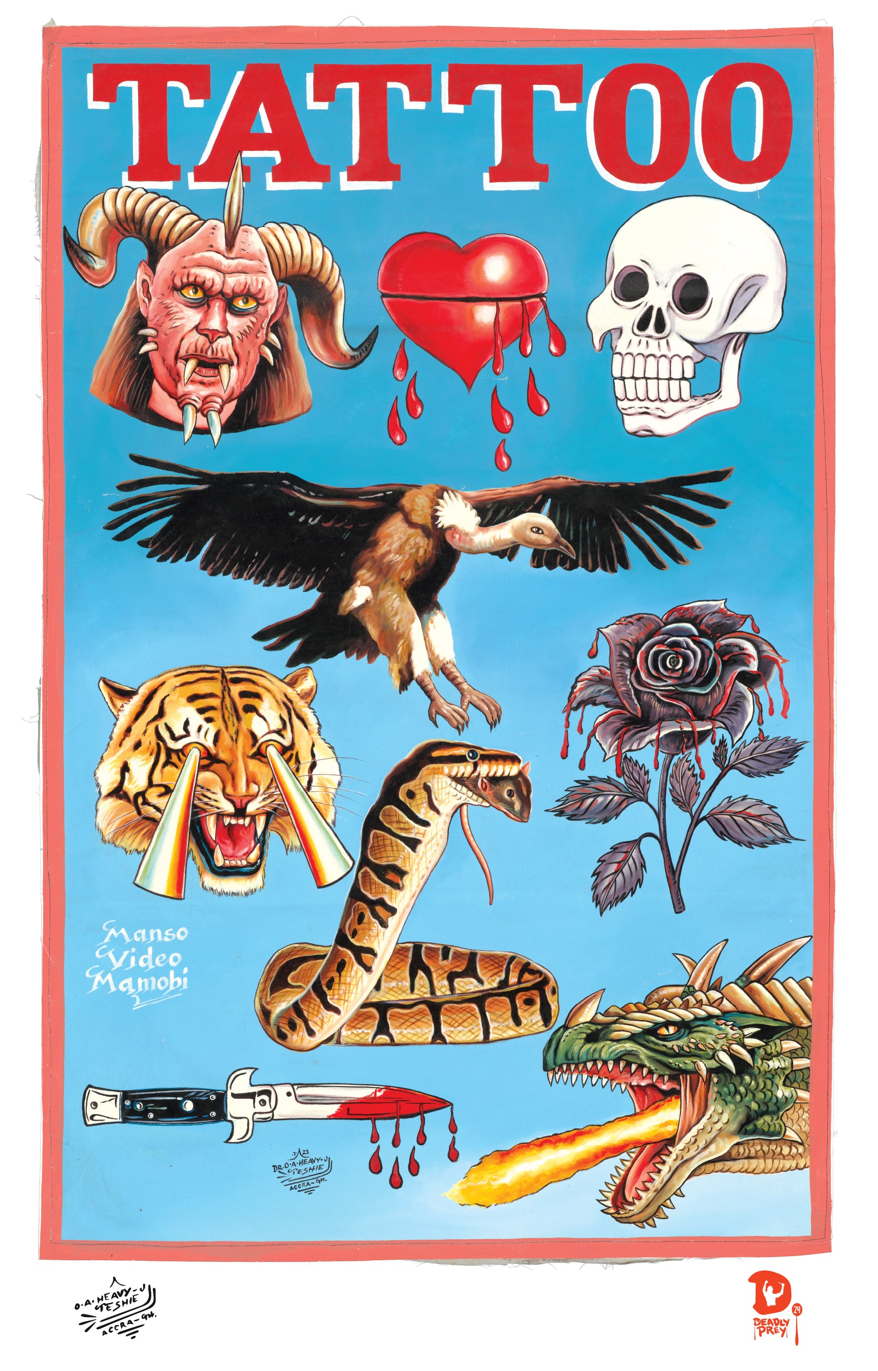 TATTOO (High Quality Print) - Heavy J – Deadly Prey Gallery