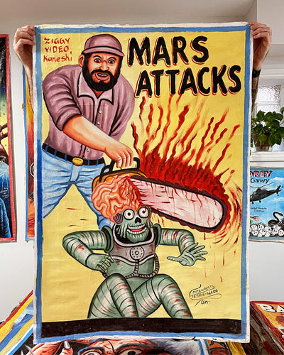 Mars Attacks - Original Painting by Papa Warsti