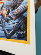 Load image into Gallery viewer, Alien x Cats - Limited Edition Archival Giclée Print from Static Medium by Daniel
