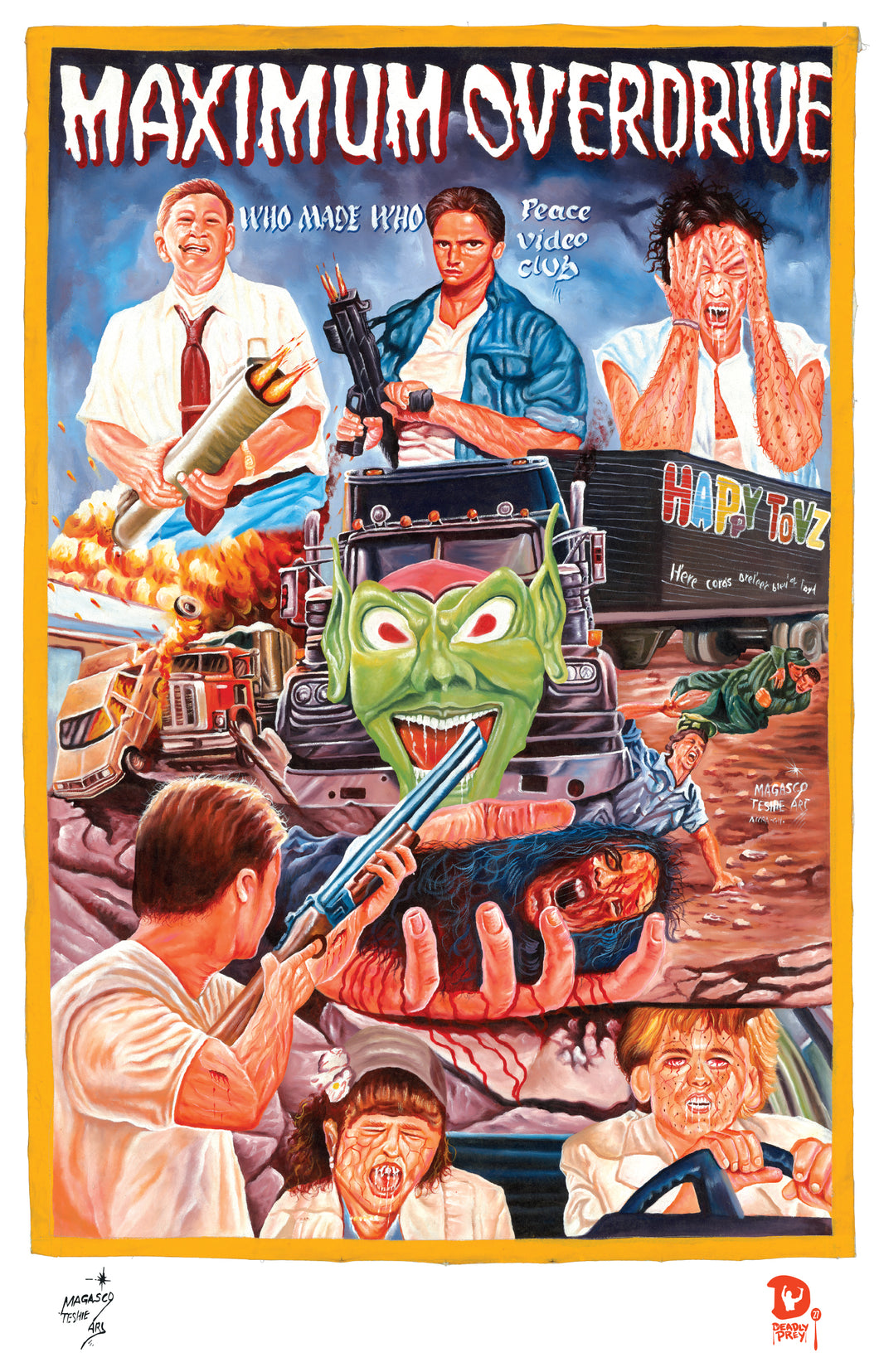 MAXIMUM OVERDRIVE (High Quality Print) - Magasco