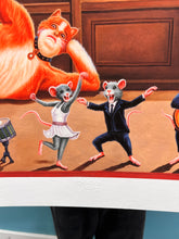 Load image into Gallery viewer, Cats - Limited Edition Archival Giclée Print from Static Medium by Mr. Nana Agyq