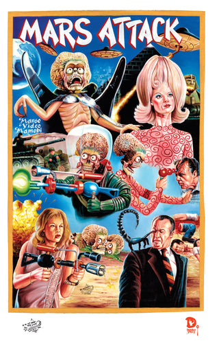 MARS ATTACKS (High Quality Print) - Heavy J