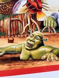 Shrek - Limited Edition Archival Giclée Print from Static Medium by Heavy J