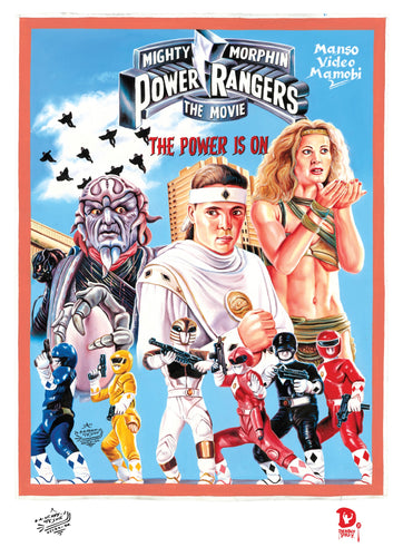 MIGHTY MORPHIN POWER RANGERS (High Quality Print) - Heavy J