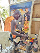 Load image into Gallery viewer, Last Week Tonight with John Oliver - Archival Giclée Print by Ghanaian artist C.A. Wisely
