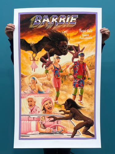 Barbie - Limited Edition Archival Giclée Print from Static Medium by Stoger