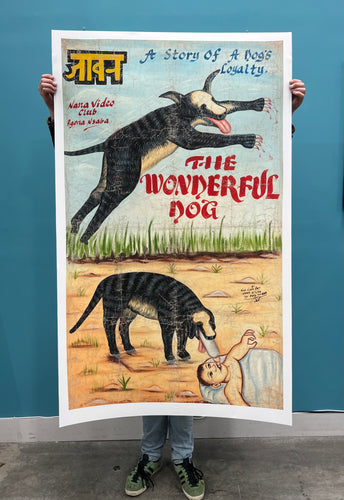 Wonderful Dog- 1:1 Archival Giclée Print from Static Medium by King Vicos (40x70”)