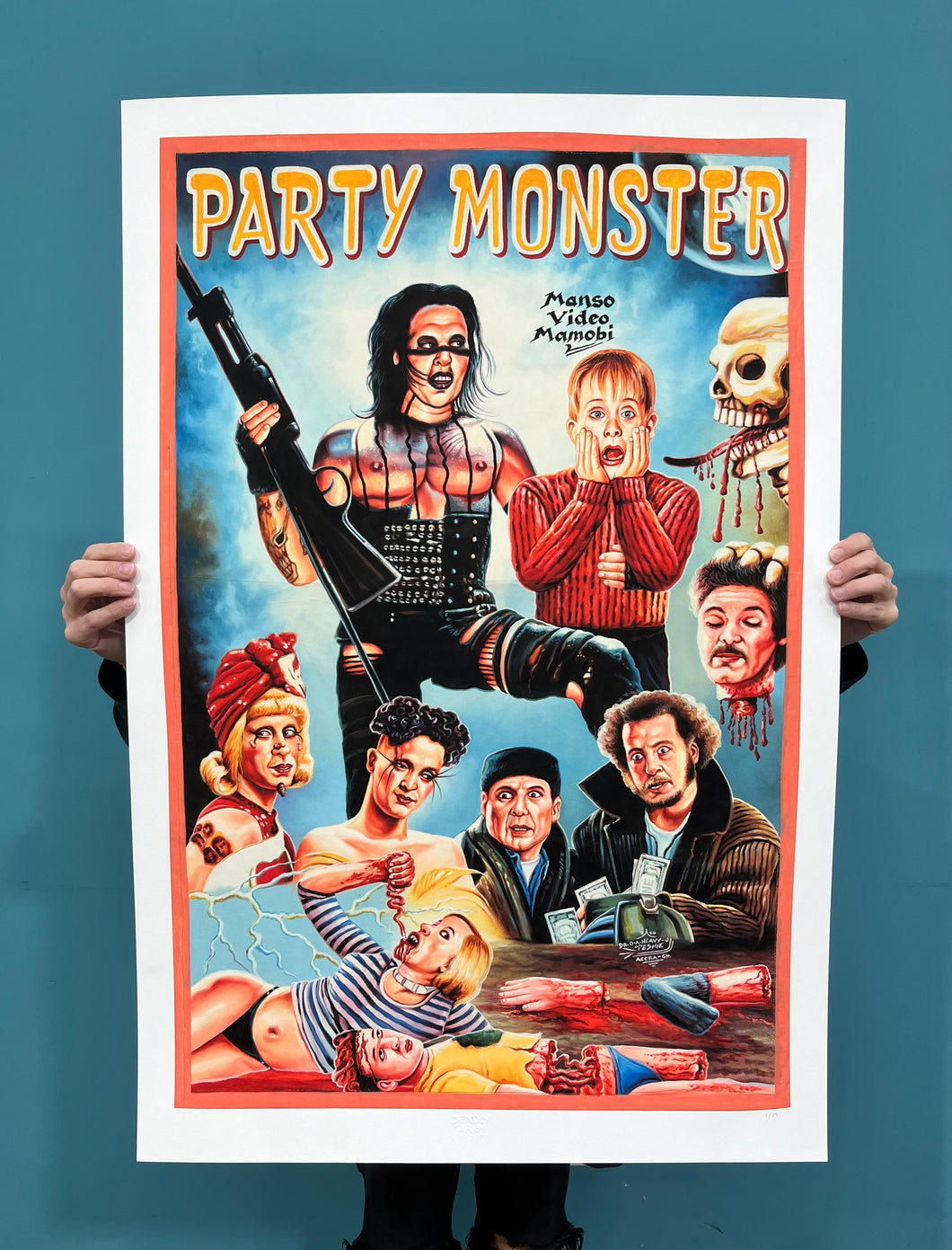 Party Monster - Limited Edition Archival Giclée Print from Static Medium by Heavy J