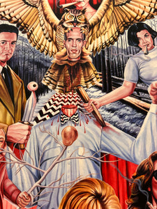 Twin Peaks - Limited Edition Archival Giclée Print from Static Medium by C.A. Wisely (Version 1)