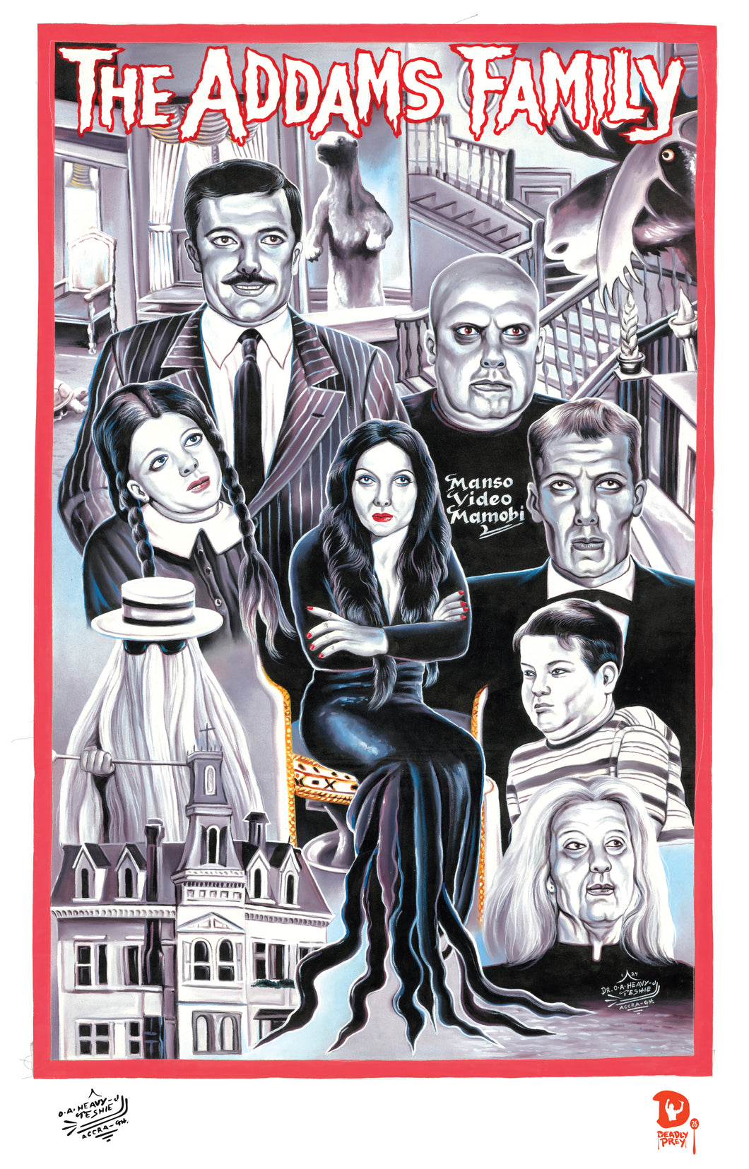 THE ADDAMS FAMILY (High Quality Print) - Heavy J