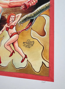 Cry-Baby - Limited Edition Archival Giclée Print from Static Medium by Heavy J