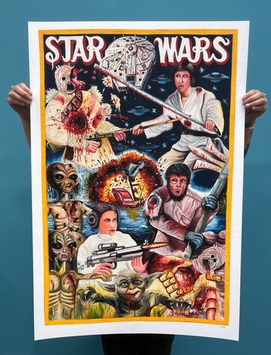 Star Wars - Limited Edition Archival Giclée Print from Static Medium by Farkira