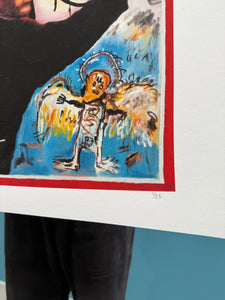 Basquiat in Downtown 81 - Limited Edition Archival Giclée Print from Static Medium by Farkira