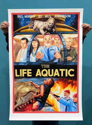 The Life Aquatic - Limited Edition Archival Giclée Print from Static Medium by C.A. Wisely