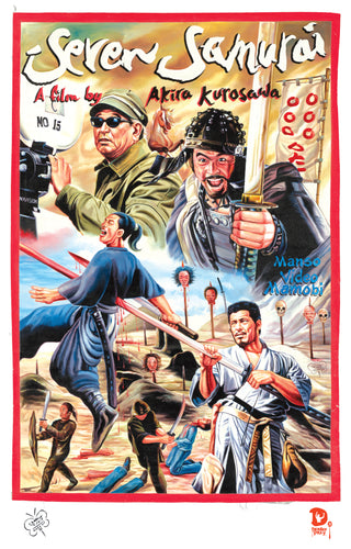 SEVEN SAMURAI (High Quality Print) - C.A. Wisely