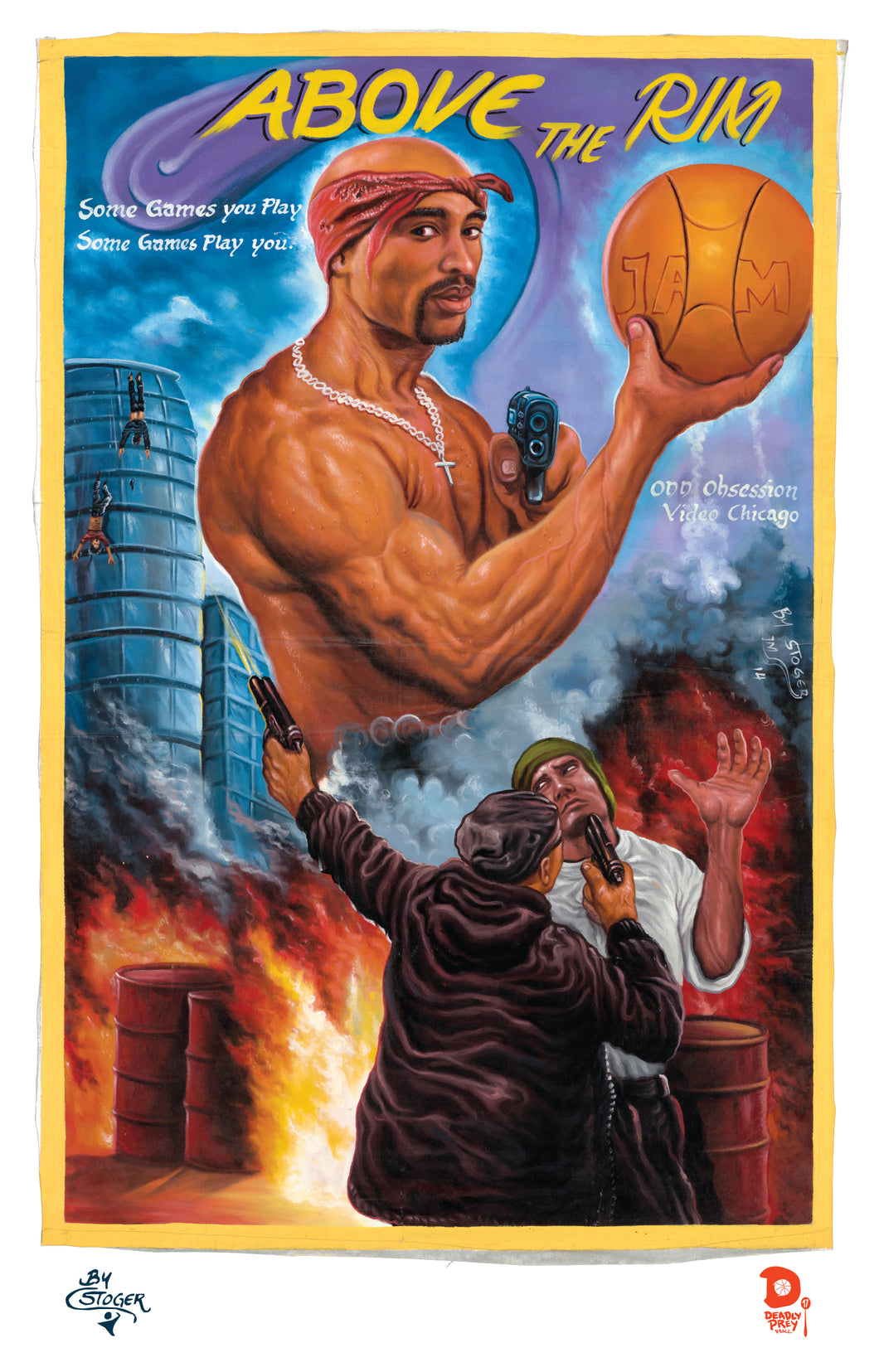 ABOVE THE RIM (High Quality Print) - Stoger