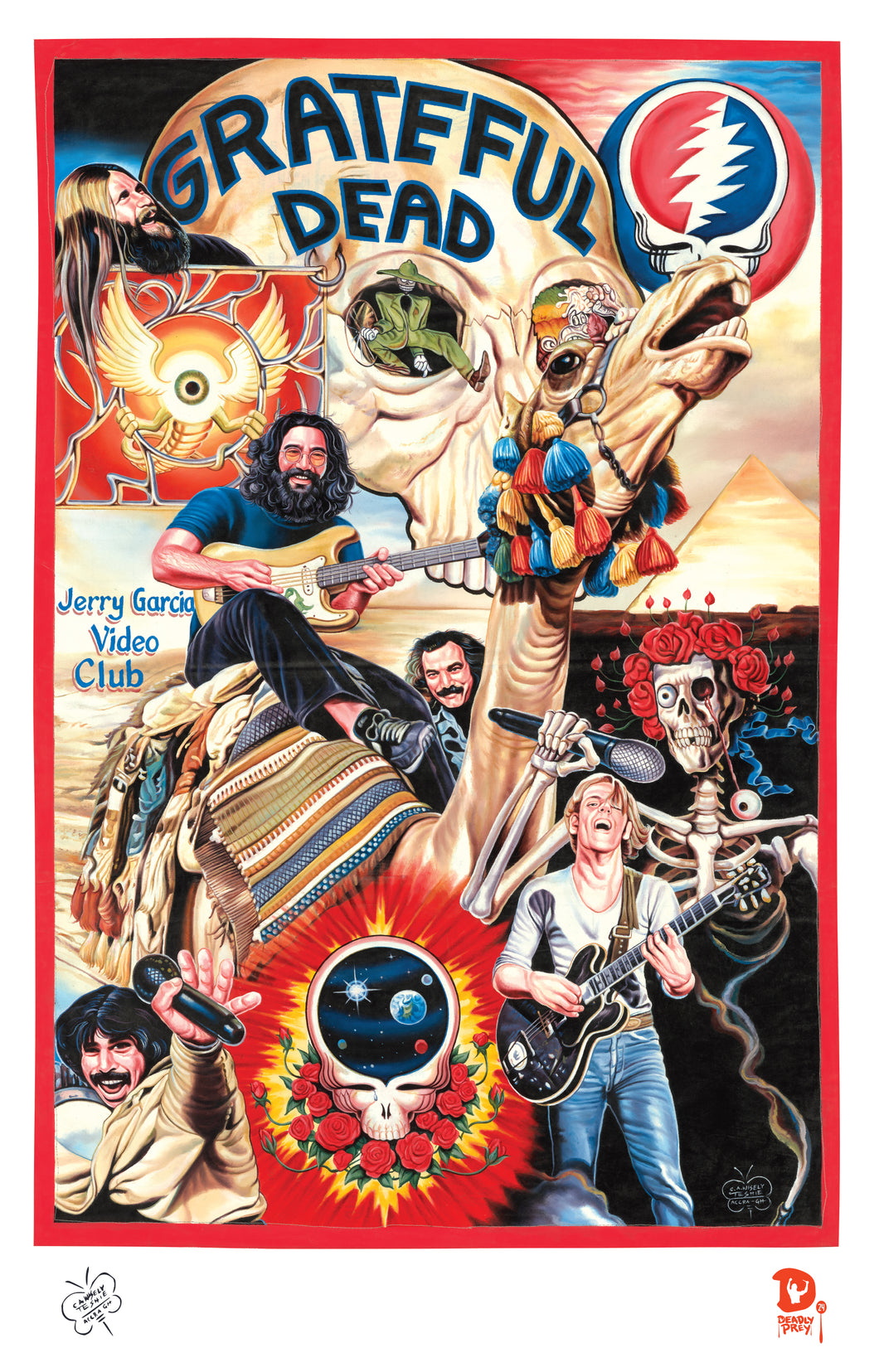 THE GRATEFUL DEAD (High Quality Print) - C.A. Wisely