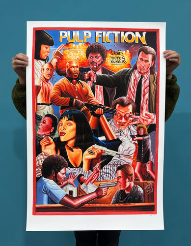 Pulp Fiction - Limited Edition Archival Giclée Print from Static Medium by Salvation