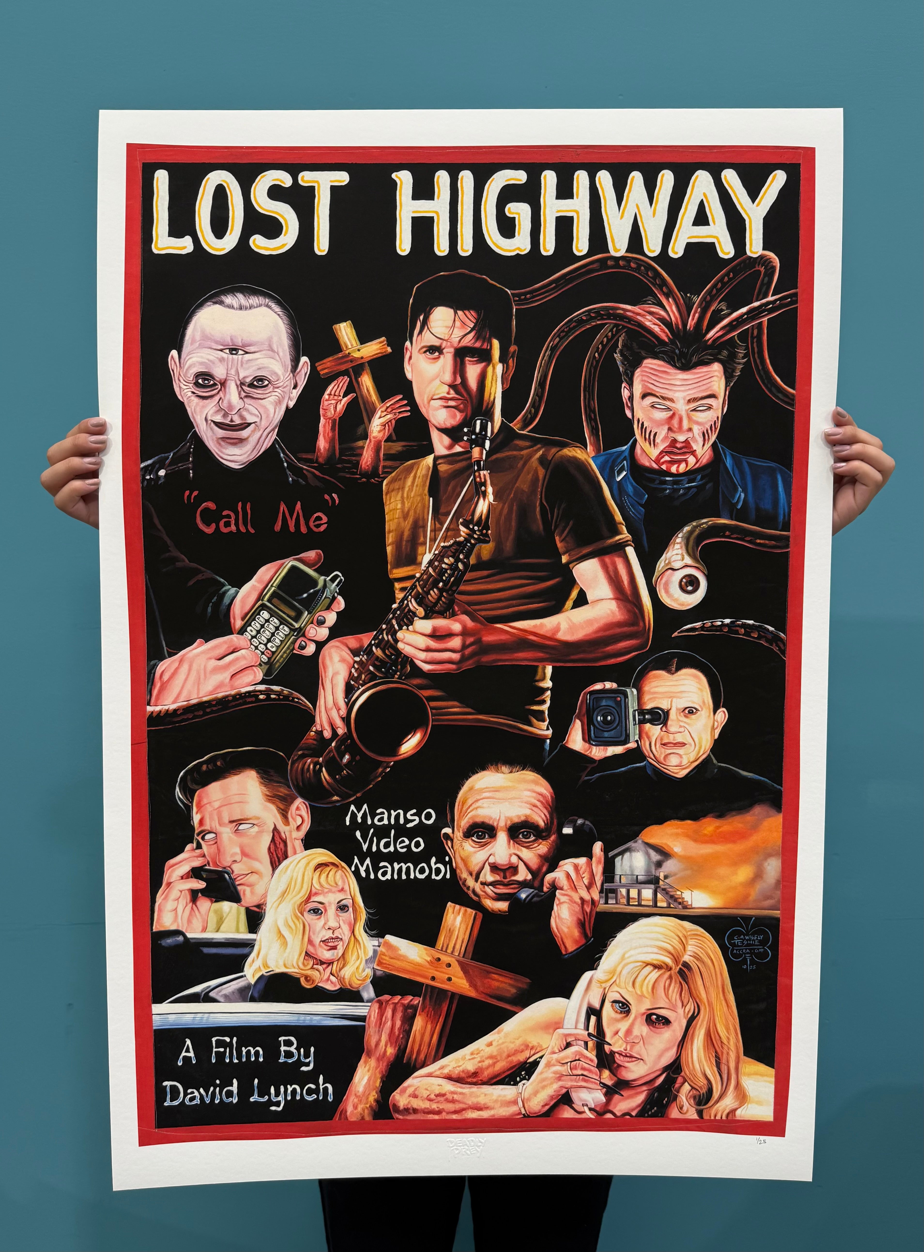 Takuya様のものです！lynch Lost Highway - Limited Edition Archival Giclée Print from Static