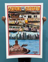 Load image into Gallery viewer, Stations of the Elevated - Limited Edition Archival Giclée Print from Static Medium by Farkira