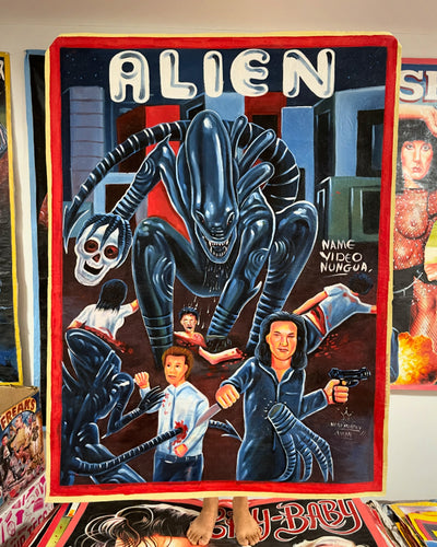 Alien - Original Painting by Nii Bi Ashitey