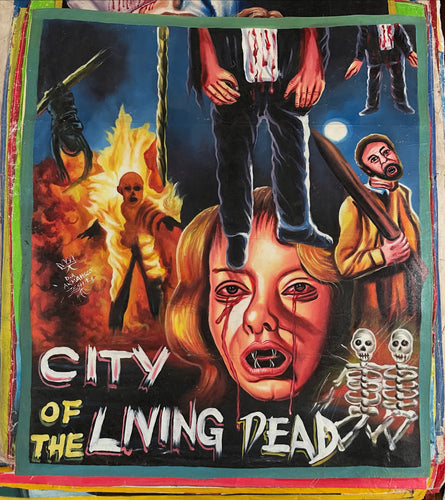 City of the Living Dead - Original Painting by D.A. Armahsco