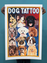 Load image into Gallery viewer, Dog Tattoo - Limited Edition Archival Giclée Print from Static Medium by Magasco