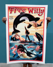 Load image into Gallery viewer, Free Willy - Limited Edition Archival Giclée Print from Static Medium by Heavy J