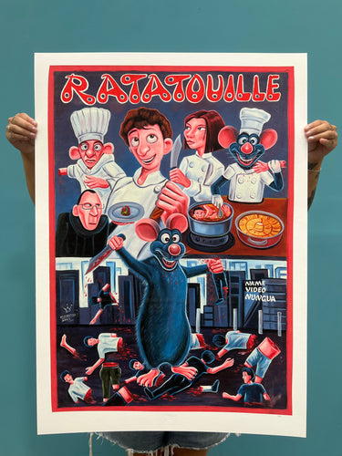 Ratatouille - Limited Edition Archival Giclée Print from Static Medium by Nii Bi Ashitey