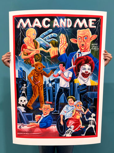 Mac and Me - Limited Edition Archival Giclée Print from Static Medium by Nii Bi Ashitey