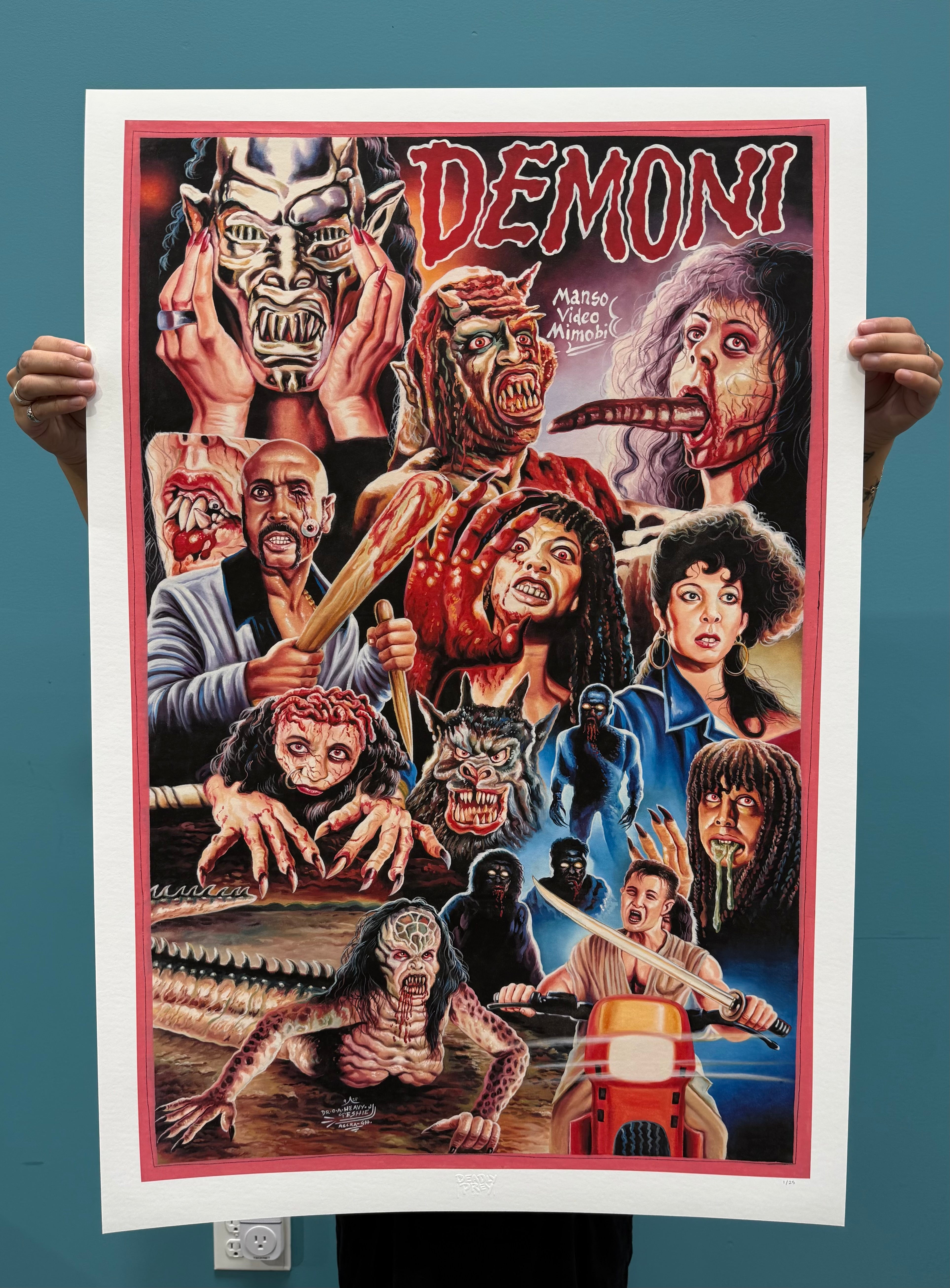 アート 画集 DEMONS＆MERVEILLES Demoni (Demons) - Limited Edition Archival Giclée Print from