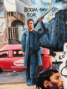 Basquiat in Downtown 81 - Limited Edition Archival Giclée Print from Static Medium by Farkira