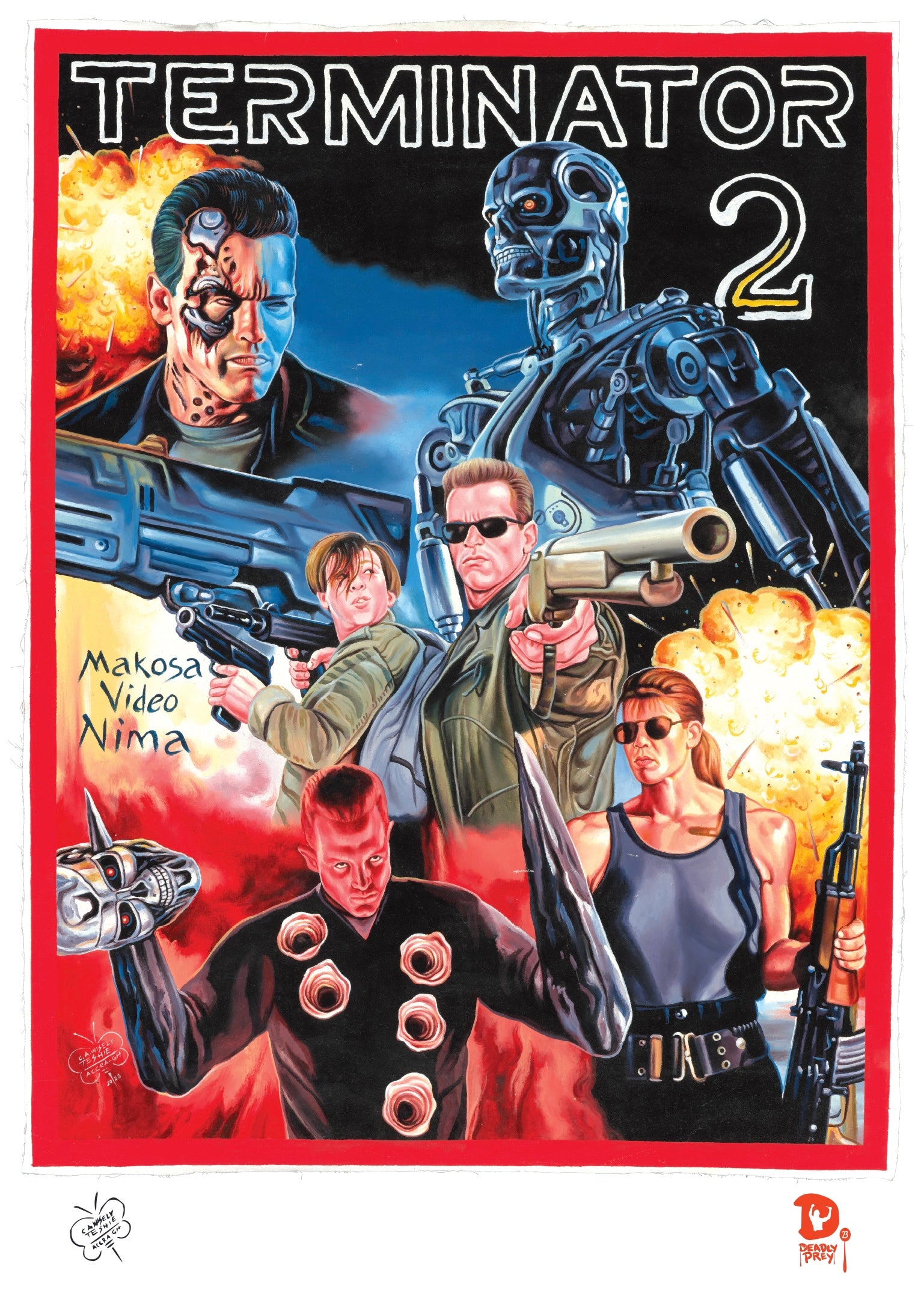 Terminator 2 (High Quality Print) - C.A. Wisely – Deadly Prey Gallery