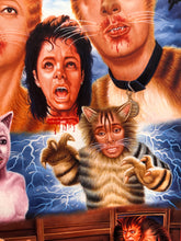 Load image into Gallery viewer, Cats - Limited Edition Archival Giclée Print from Static Medium by Mr. Nana Agyq