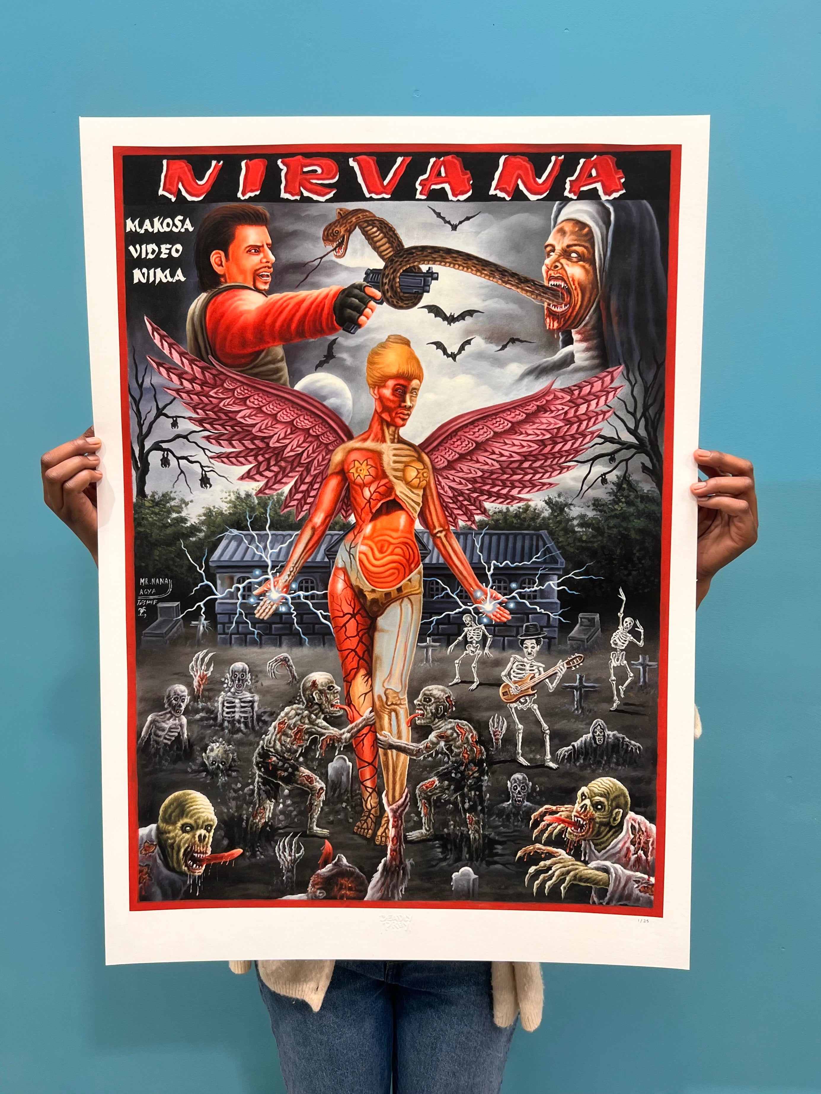 Nirvana - Limited Edition Archival Giclée Print from Static Medium