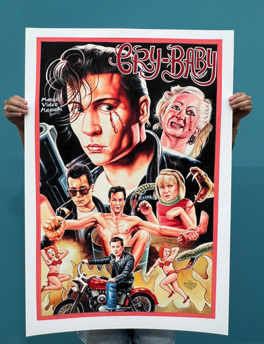 Cry-Baby - Limited Edition Archival Giclée Print from Static Medium by Heavy J