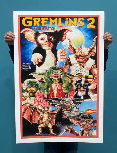 Gremlins 2 - Limited Edition Archival Giclée Print from Static Medium by Heavy J
