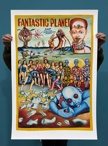 Fantastic Planet - Limited Edition Archival Giclée Print from Static Medium by Leonardo