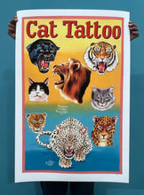 Load image into Gallery viewer, Cat Tattoo - Limited Edition Archival Giclée Print from Static Medium by Heavy J