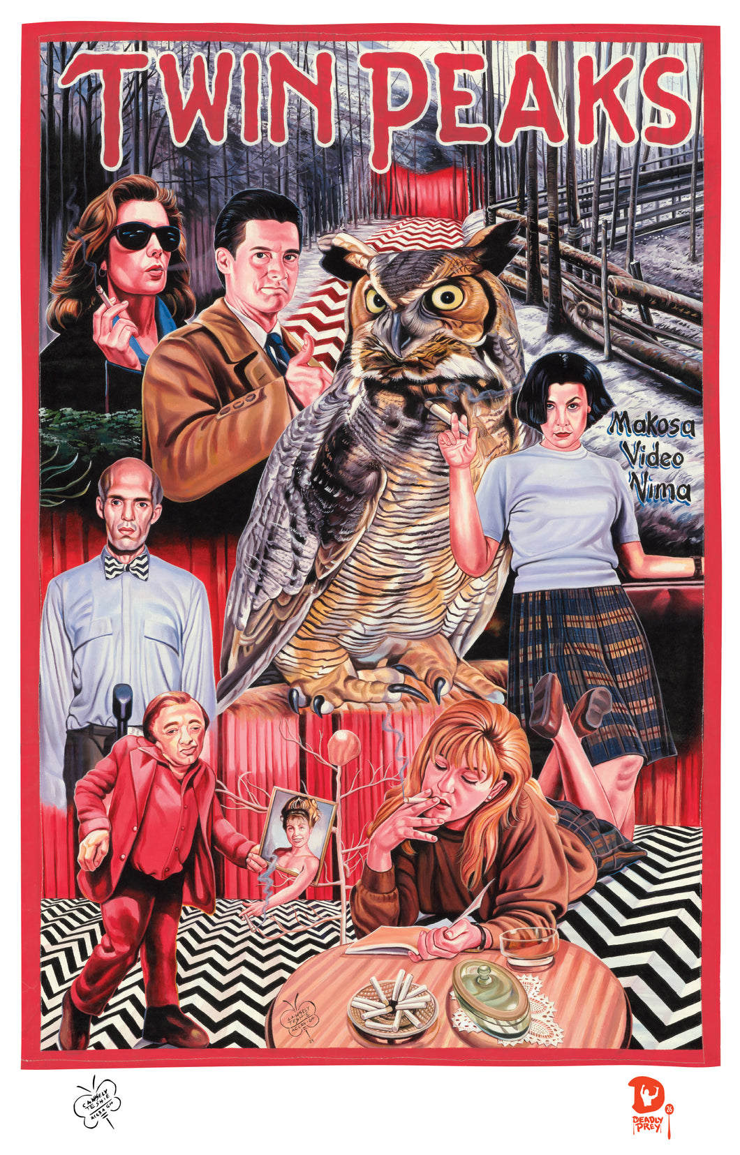 TWIN PEAKS (High Quality Print) - C.A. Wisely