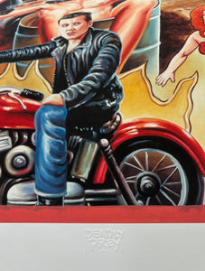 Cry-Baby - Limited Edition Archival Giclée Print from Static Medium by Heavy J