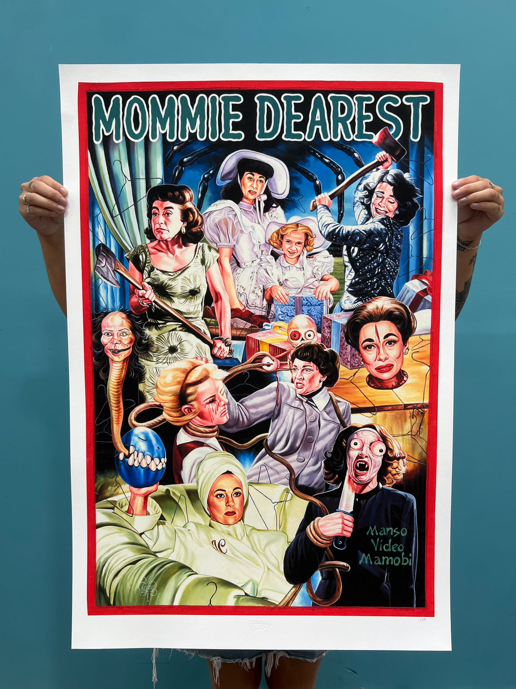 Mommie Dearest - Limited Edition Archival Giclée Print from Static Medium by C.A. Wisely