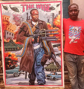 The Wire - Limited Edition Archival Giclée Print from Static Medium by Bright Obeng