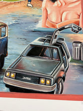 Load image into Gallery viewer, Back to the Future x Rick &amp; Morty - Limited Edition Archival Giclée Print from Static Medium by Heavy J